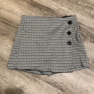 Plaid skort